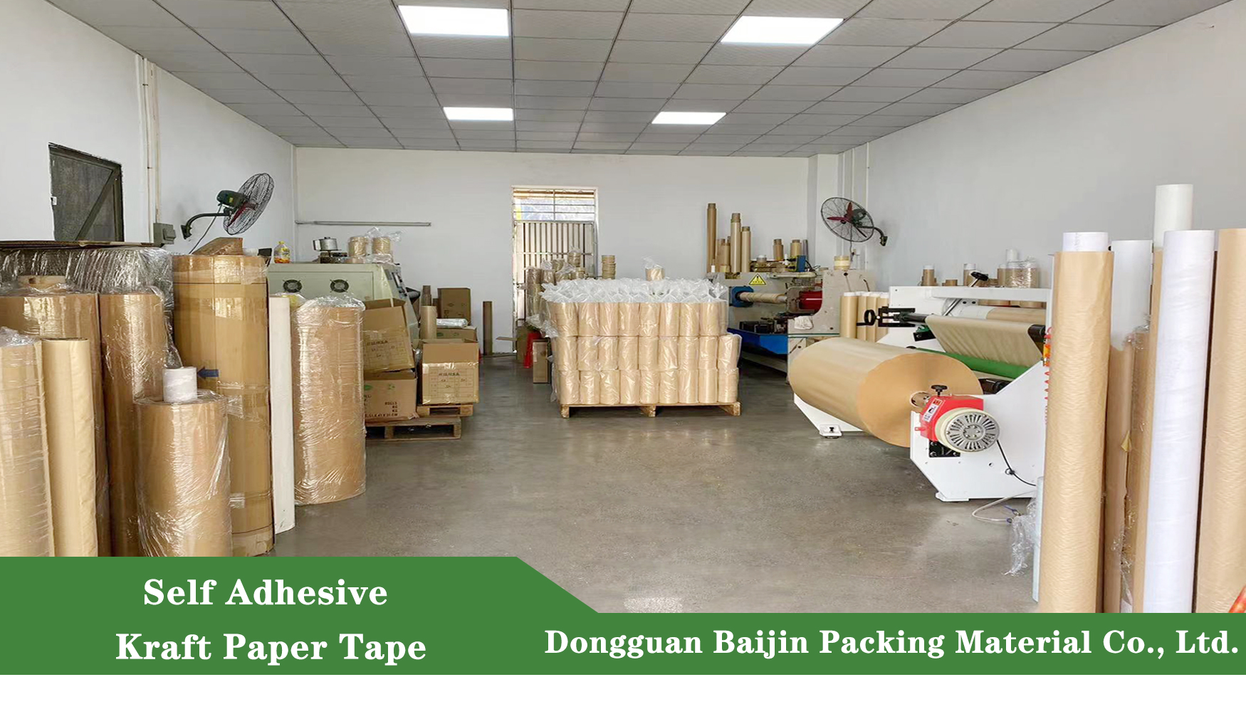 Baijin: ¿dónde está el fabricante de origen de la cinta de papel kraft autoadhesiva en China?